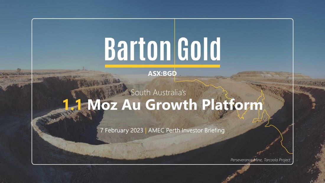 Barton Gold AGM investor deck
