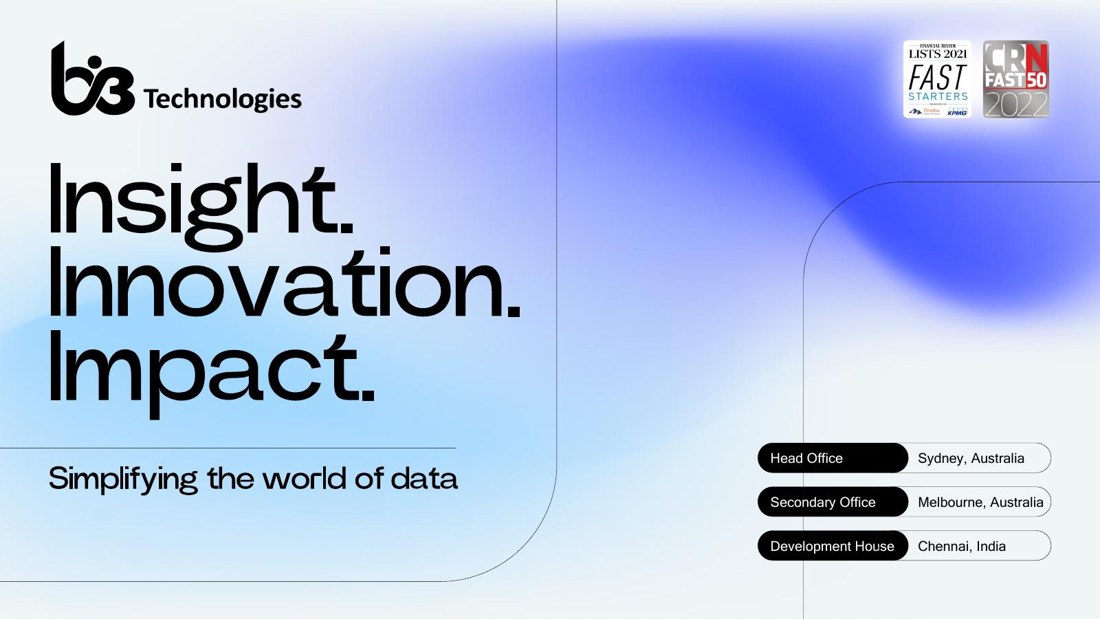 bi3 Technologies sales deck