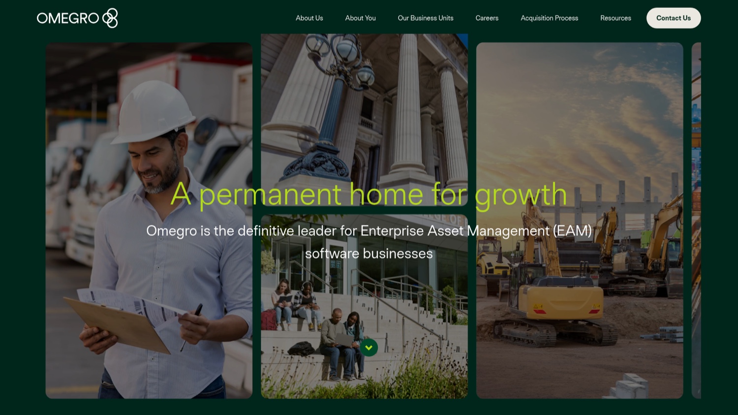 Omegro website