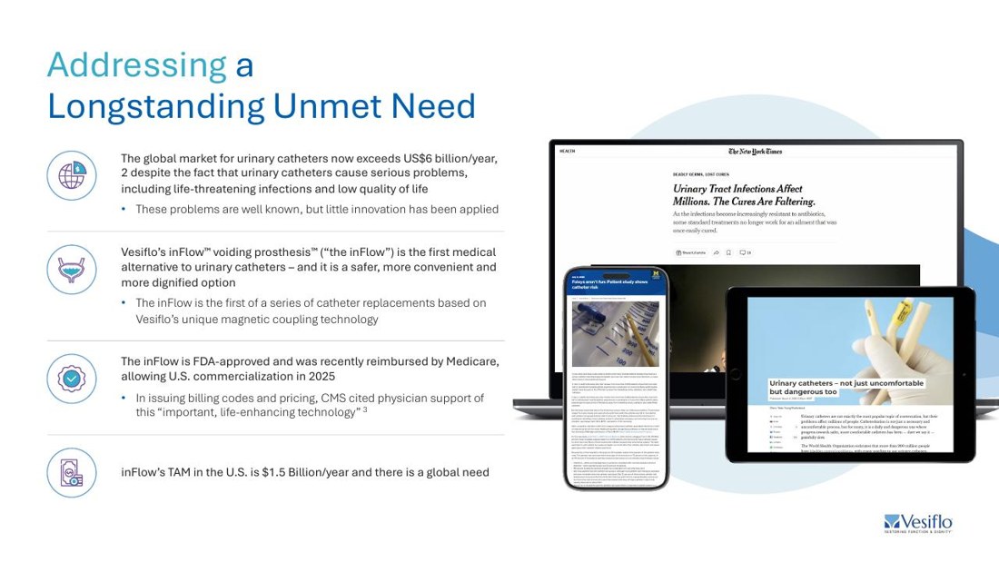 Vesiflo investor deck slide