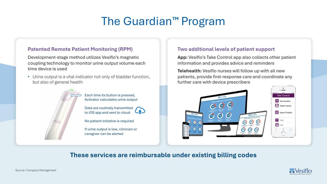 Vesiflo investor deck slide